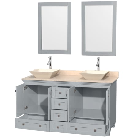 A large image of the Wyndham Collection WCV800060DOYIVM24 Wyndham Collection WCV800060DOYIVM24