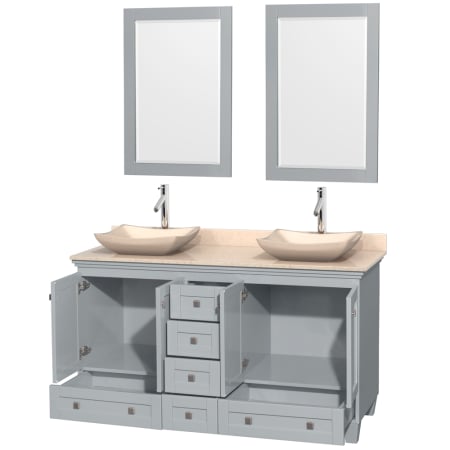 A large image of the Wyndham Collection WCV800060DOYIVM24 Wyndham Collection WCV800060DOYIVM24