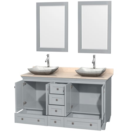 A large image of the Wyndham Collection WCV800060DOYIVM24 Wyndham Collection WCV800060DOYIVM24