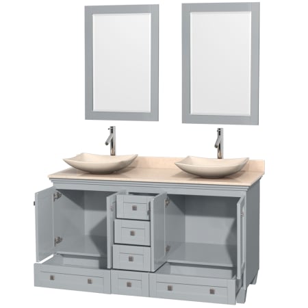 A large image of the Wyndham Collection WCV800060DOYIVM24 Wyndham Collection WCV800060DOYIVM24