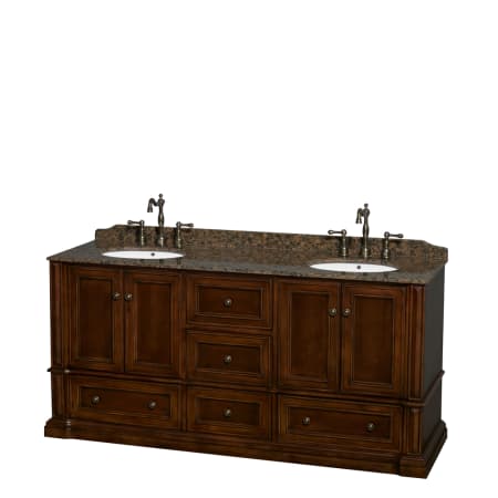 A large image of the Wyndham Collection WCVJ23172DCHBBUNOMXX Cherry / Baltic Brown Granite