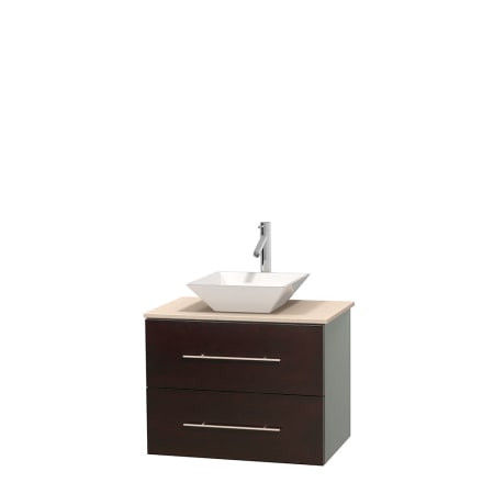 A large image of the Wyndham Collection WCVW00930SESIVOVM24 Wyndham Collection WCVW00930SESIVOVM24