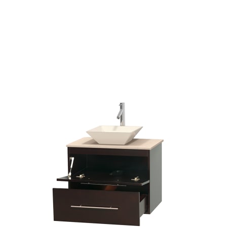 A large image of the Wyndham Collection WCVW00930SESIVOVM24 Wyndham Collection WCVW00930SESIVOVM24