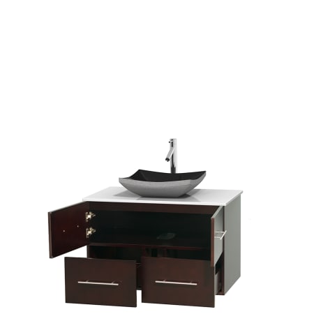 A large image of the Wyndham Collection WCVW00936SESWSOVM24 Wyndham Collection WCVW00936SESWSOVM24