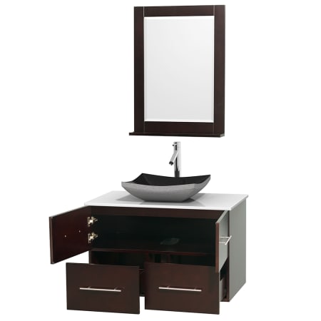 A large image of the Wyndham Collection WCVW00936SESWSOVM24 Wyndham Collection WCVW00936SESWSOVM24