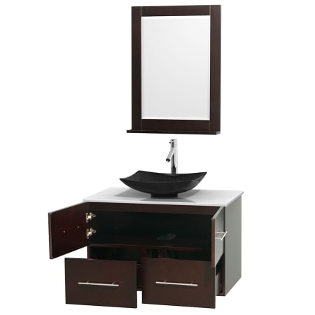 A large image of the Wyndham Collection WCVW00936SESWSOVM24 Wyndham Collection WCVW00936SESWSOVM24