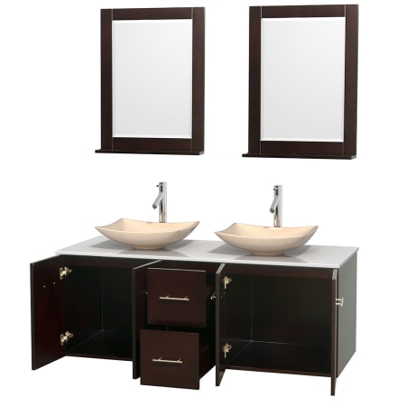 A large image of the Wyndham Collection WCVW00960DESWSOVM24 Wyndham Collection WCVW00960DESWSOVM24
