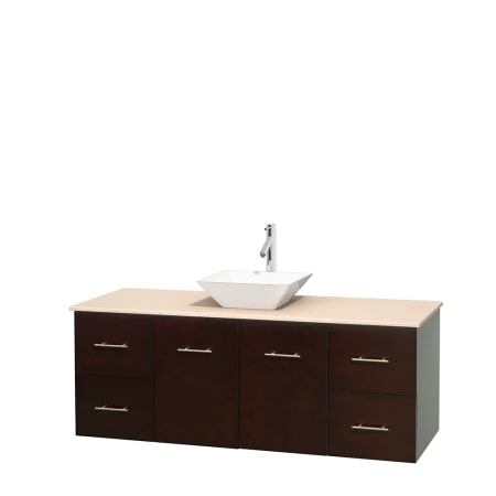 A large image of the Wyndham Collection WCVW00960SESIVOVM58 Wyndham Collection WCVW00960SESIVOVM58