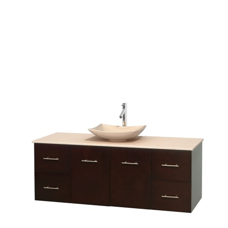 A large image of the Wyndham Collection WCVW00960SESIVOVM58 Wyndham Collection WCVW00960SESIVOVM58