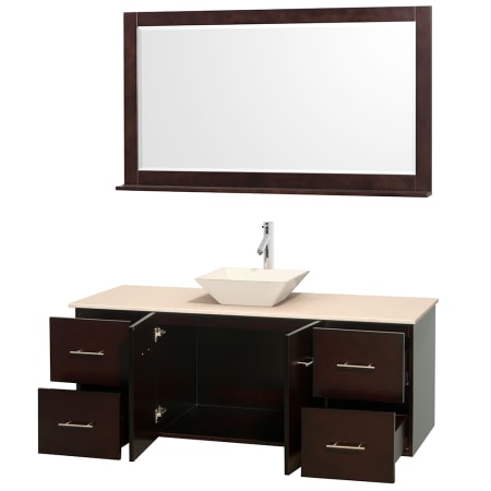 A large image of the Wyndham Collection WCVW00960SESIVOVM58 Wyndham Collection WCVW00960SESIVOVM58