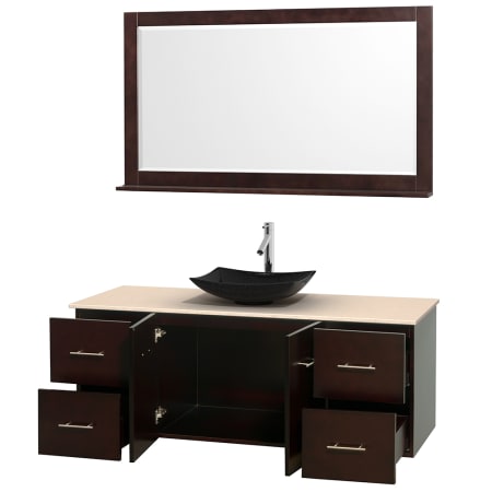 A large image of the Wyndham Collection WCVW00960SESIVOVM58 Wyndham Collection WCVW00960SESIVOVM58