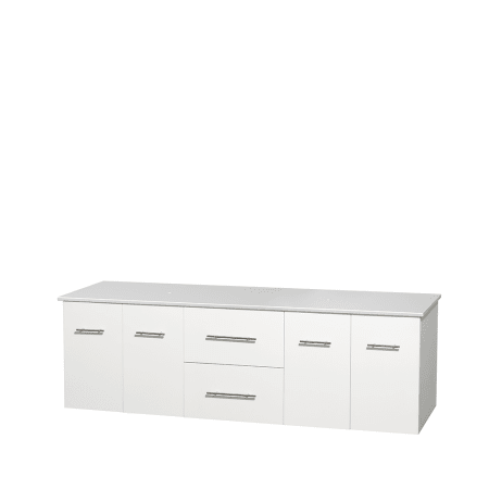 A large image of the Wyndham Collection WCVW00972DWHWSOVM70 Wyndham Collection WCVW00972DWHWSOVM70