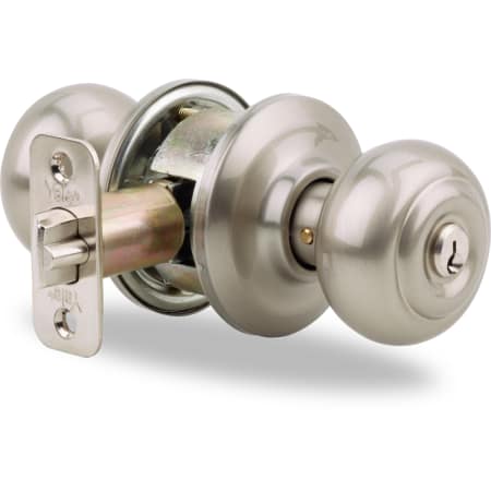A large image of the Yale 70XF Satin Nickel