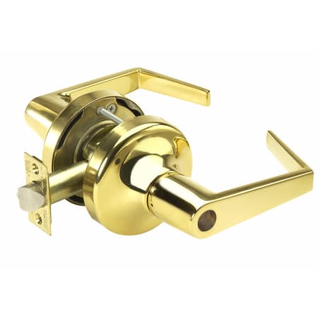 A large image of the Yale AU5308LNLC Bright Brass