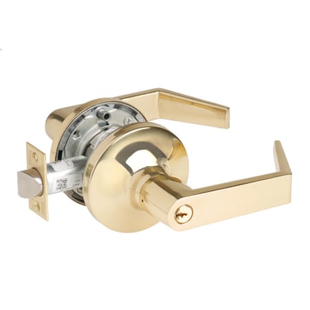 A large image of the Yale AU5405LN Bright Brass