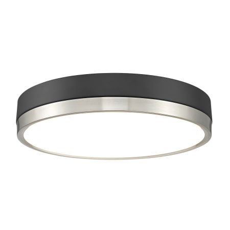 A large image of the Z-Lite 1006F16-LED Matte Black / Brushed Nickel