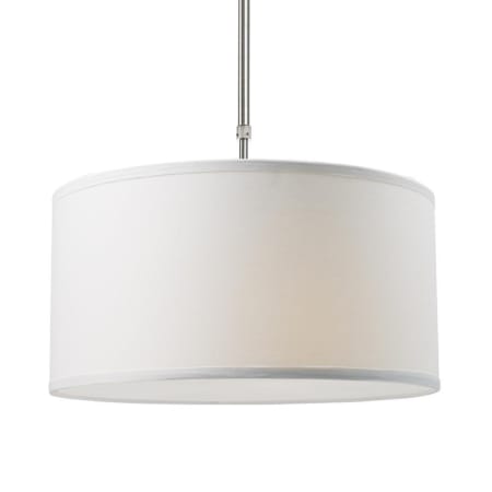 A large image of the Z-Lite 171-16-C Brushed Nickel / White