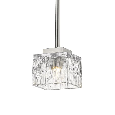 A large image of the Z-Lite 1927MP-LED Brushed Nickel / Clear