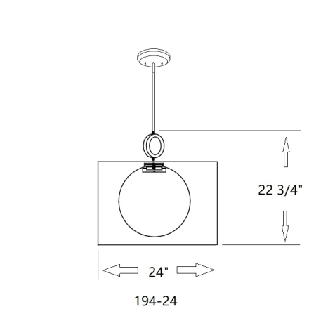 A large image of the Z-Lite 194-24G Alternate Image