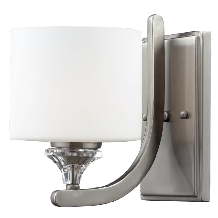 Z-Lite 2000-1S Brushed Nickel Avignon 1 Light Wall Sconce with Matte ...