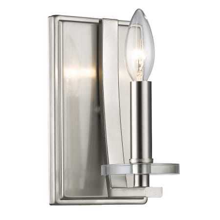 A large image of the Z-Lite 2010-1S Brushed Nickel