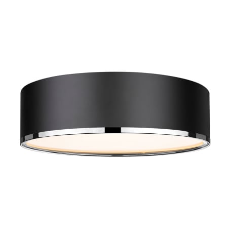 A large image of the Z-Lite 2303F4 Matte Black / Chrome