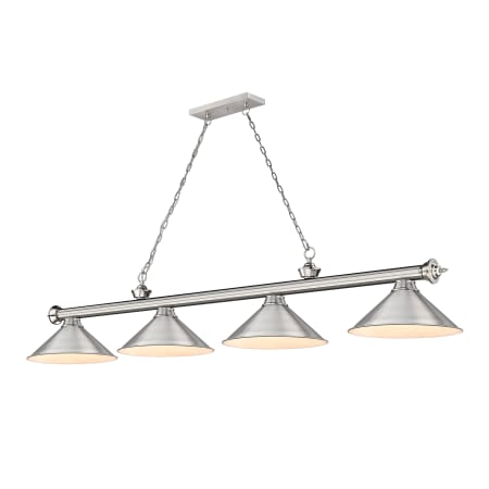 A large image of the Z-Lite 2306-4-BN15 Brushed Nickel / Brushed Nickel