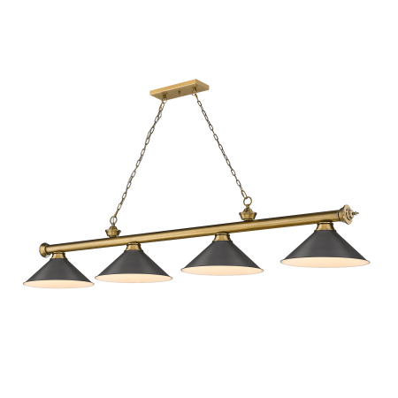 A large image of the Z-Lite 2306-4-BRZ15 Rubbed Brass / Bronze