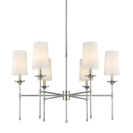 A large image of the Z-Lite 3033-6 Polished Nickel