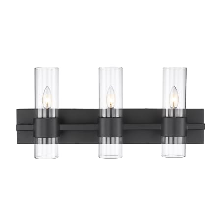 Z-Lite 343-3V-MB Matte Black Lawson 3 Light 25