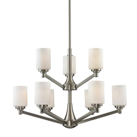 A large image of the Z-Lite 410-9 Brushed Nickel