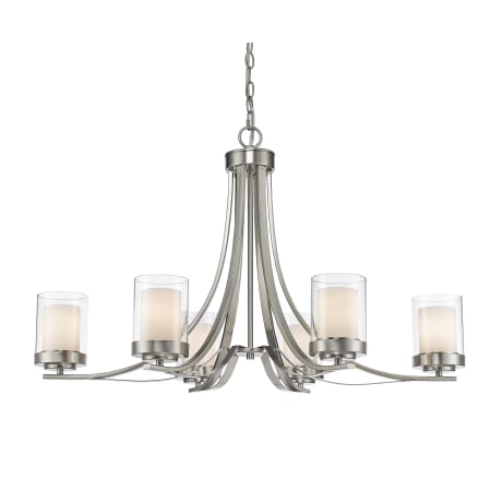 A large image of the Z-Lite 426-6 Brushed Nickel