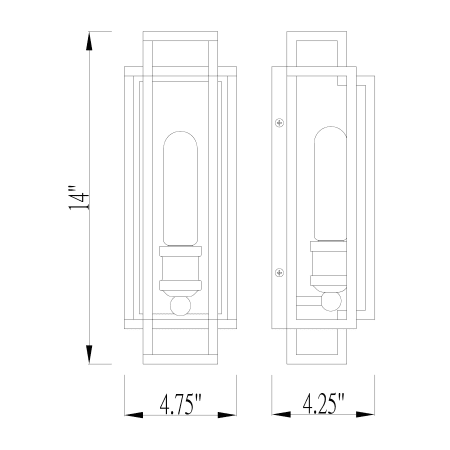 A large image of the Z-Lite 454-1S Alternate Image