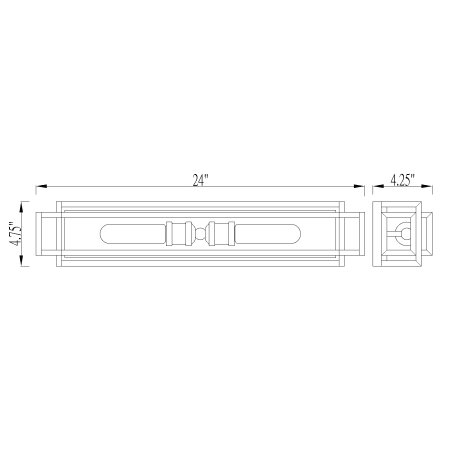 A large image of the Z-Lite 454-2V Alternate Image