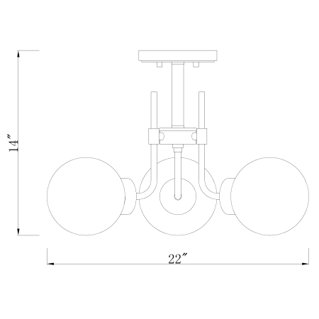 A large image of the Z-Lite 477-3SF Alternate Image