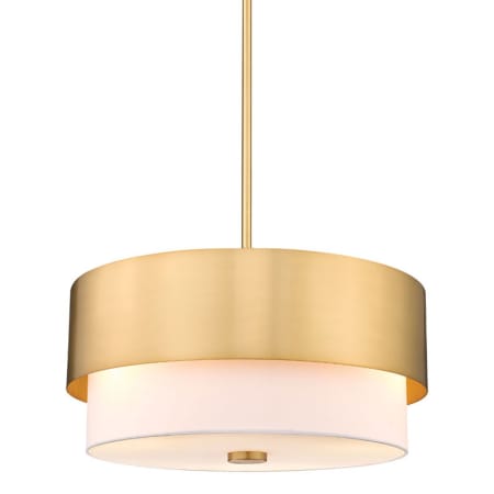 A large image of the Z-Lite 495P18 Modern Gold