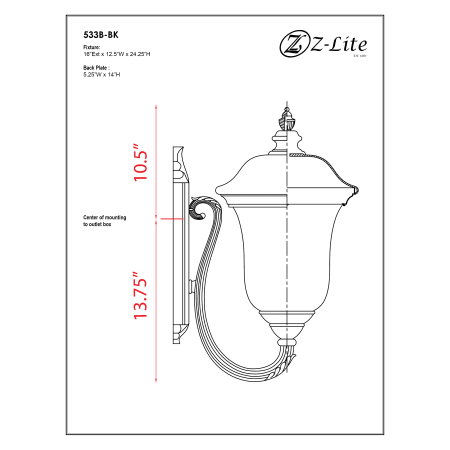 A large image of the Z-Lite 533B Alternate Image