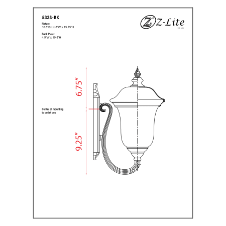 A large image of the Z-Lite 533S Alternate Image