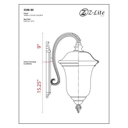 A large image of the Z-Lite 534B Alternate Image