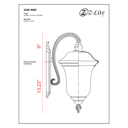 A large image of the Z-Lite 534B Alternate Image