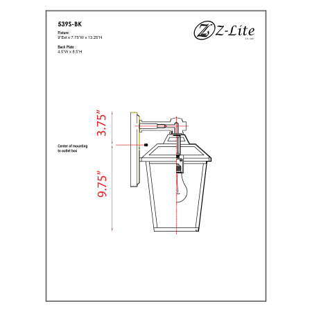 A large image of the Z-Lite 539S Alternate Image