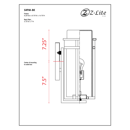 A large image of the Z-Lite 549M Alternate Image