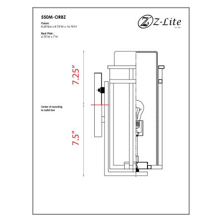 A large image of the Z-Lite 549M Alternate Image