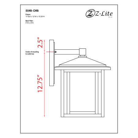 A large image of the Z-Lite 554B Alternate Image