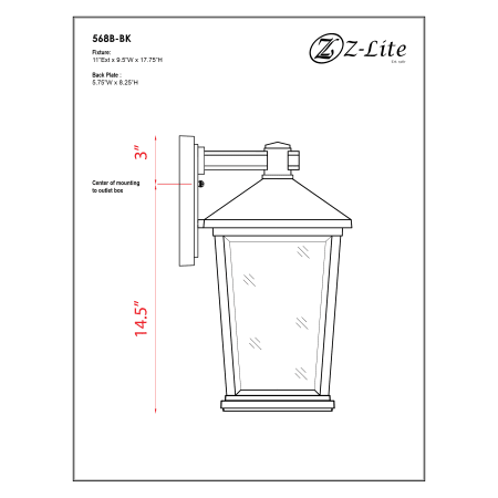 A large image of the Z-Lite 568B Alternate Image