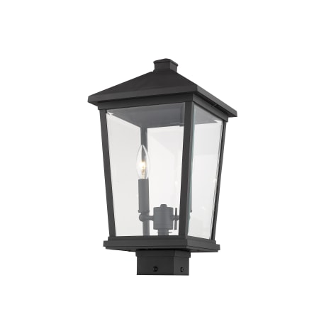 Z-Lite 568PHBS-BK Black Beacon 2 Light 20