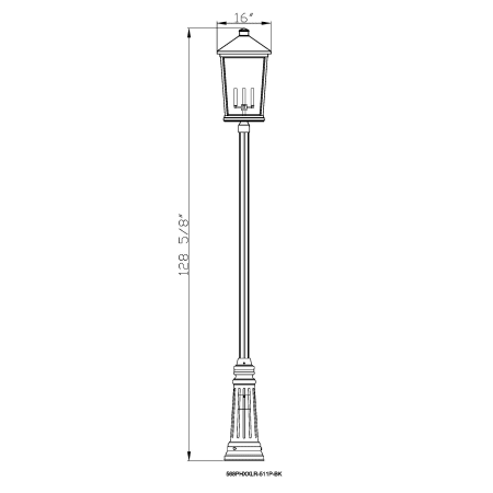 A large image of the Z-Lite 568PHXXLR-511P Alternate Image