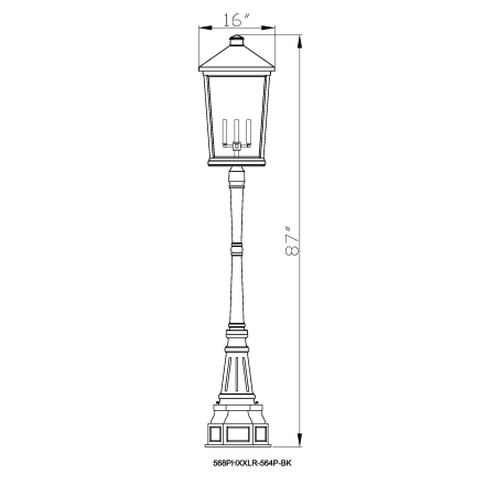 A large image of the Z-Lite 568PHXXLR-564P Alternate Image