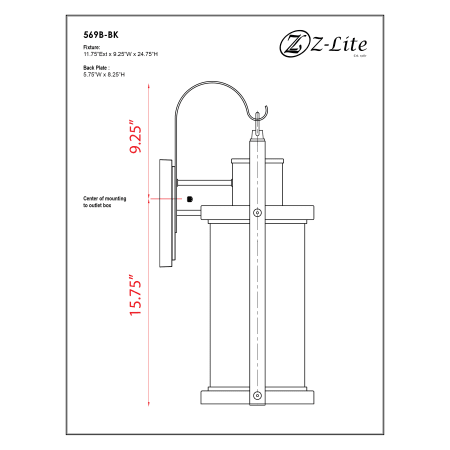 A large image of the Z-Lite 569B Alternate Image