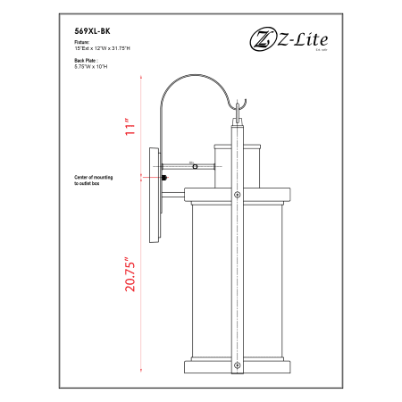 A large image of the Z-Lite 569XL Alternate Image